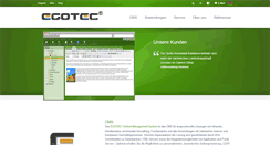 Desktop Screenshot of egotec.com