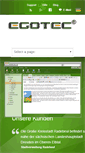 Mobile Screenshot of egotec.com